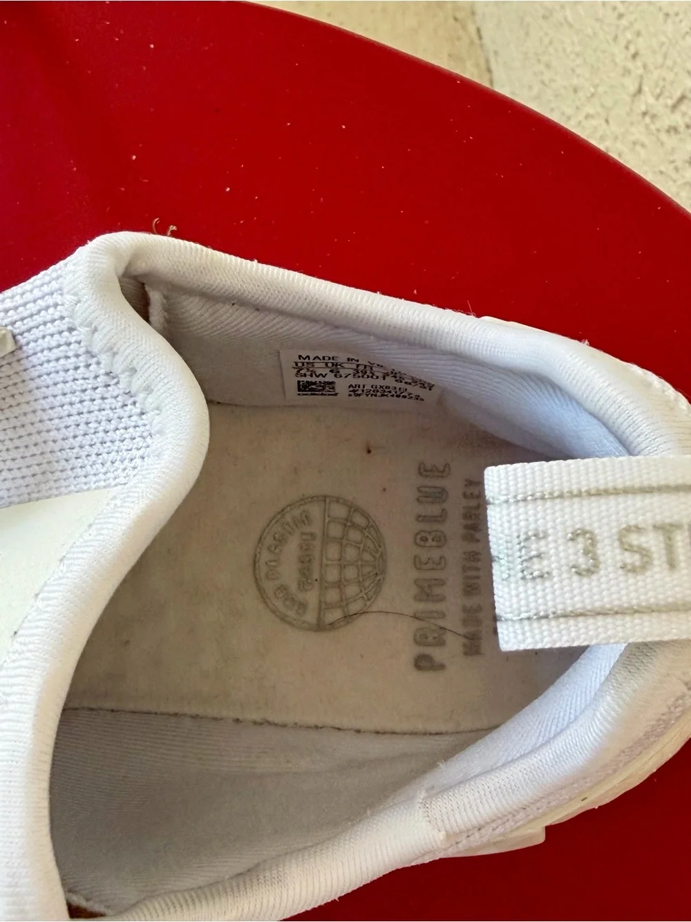 adidas Women’s White Mesh Lace-Up Sneakers